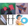 EVA婴儿洗澡帽/玩具刀/飞机/球棒/EVA盒