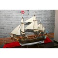歌德堡号船模型工艺品