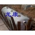 广西钦州龙康100立方化粪池在工地现场安装