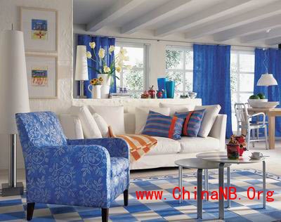 地中海风格设计集锦 给自己一个清新的蓝白小家