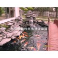 别墅室内鱼池建造  庭院鱼池设计风水设计 全自动鱼池