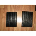 JN布纹橡胶板/斑马线胶垫/绿色【防滑】橡胶板