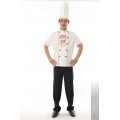 济宁奇百特供应畅销款金丝龙涤卡宽松型餐饮厨师服