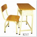 单人位实木课桌椅 升降课桌椅 厂家批发学生课桌椅