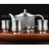 纯锡茶具套装 锡茶壶 锡茶杯 工艺茶壶 礼品茶具 订制茶具