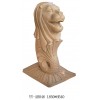 狮头鱼身雕塑