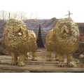 狮子雕塑、西洋狮、开荒牛雕塑