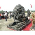 狮子雕塑，园林艺术雕塑，铜狮雕塑