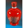 中国红釉酒瓶，醴陵彩釉陶瓷酒瓶，各种色釉陶瓷酒瓶