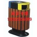钢木垃圾桶，磁性材料卡，园林垃圾桶-13770316912
