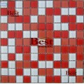 厂家直销-红白相间_水晶马赛克浴室/厨房背景墙