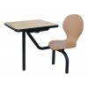 板式餐桌椅，新款快餐桌椅，中山餐桌椅《图》
