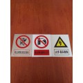 内蒙塔号牌-禁止字样标牌-厂家直销电力安全标志牌